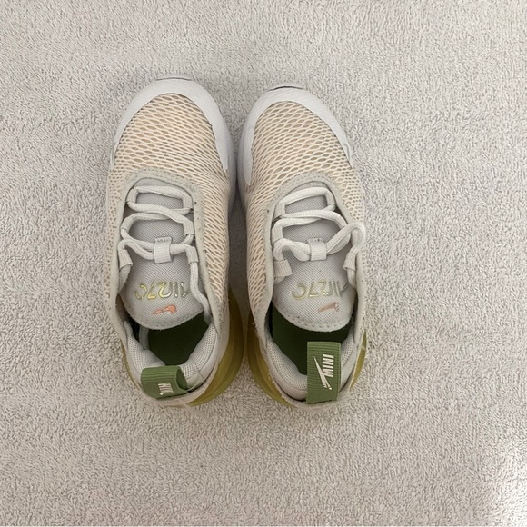 Toddlers Nike Air Max 270 Mini Nike White Crimson Yellow [DV2201-100] Sz 11C - Picture 6 of 7